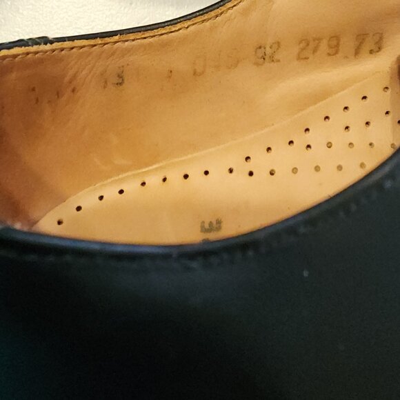 Vintage Black Leather U.S. Navy Service Shoes/Red Wing 101 Postman Oxfords 7 ? main image 10